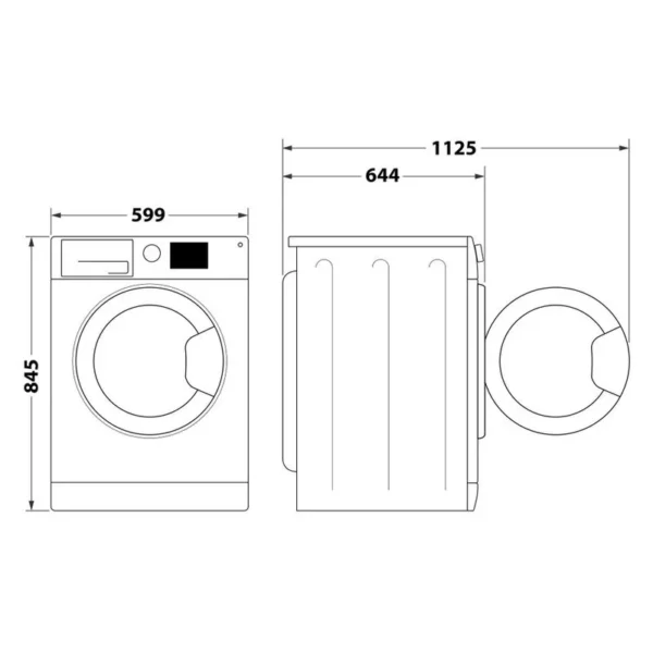 LAVATRICE HOTPOINT ARISTON 10KG H8W046WB - immagine 10