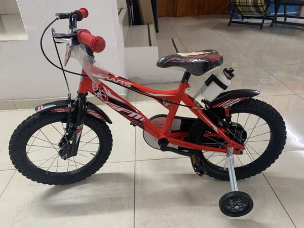 BICICLETTA 16 ROSSA E NERA GFM