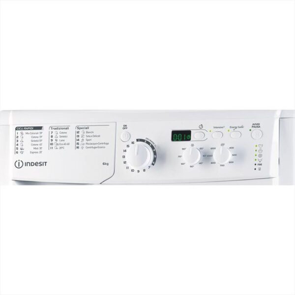 LAVATRICE INDESIT 6 CHILI SLIM EWSD61251WITN - immagine 4