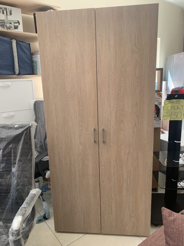 ARMADIO CON MENSOLE ROVERE
