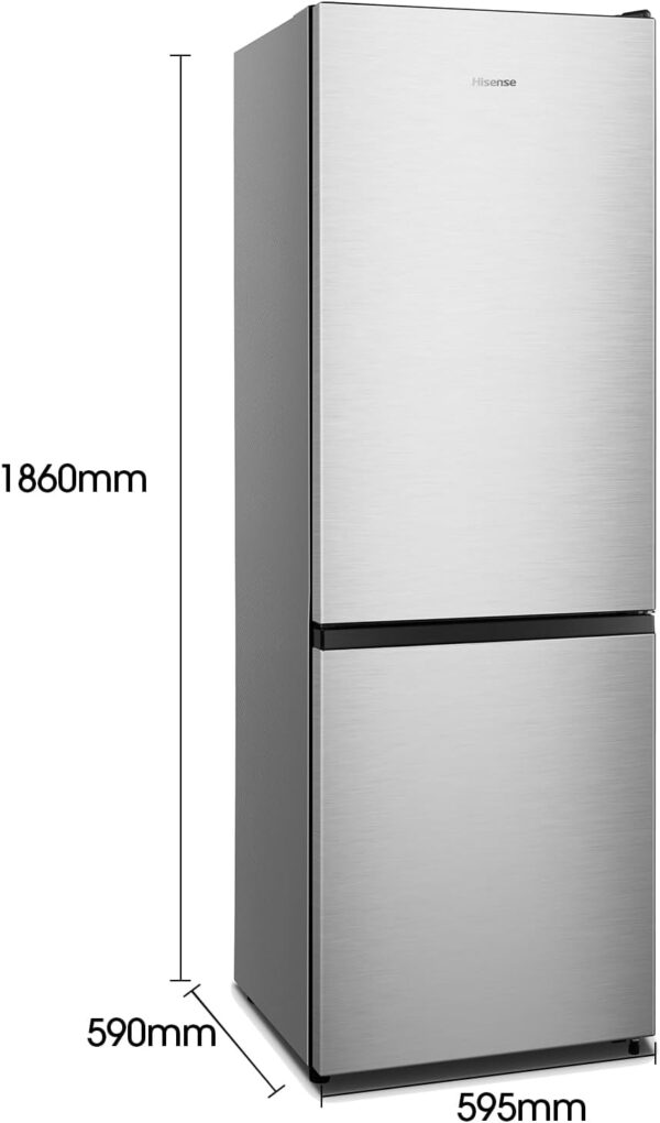 COMBINATO HISENSE INOX RB390N4AC20 - immagine 3