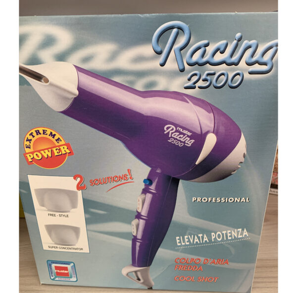 ASCIUGACAPELLI RACING 2500  1600 W VARI  COLORI