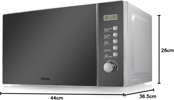 FORNO MICROONDE TRISTAR SPECCHIATO 20L MW-2705 - immagine 4