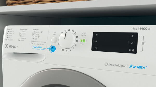 LAVATRICE INDESIT 9KG BWE91486X WS IT - immagine 5