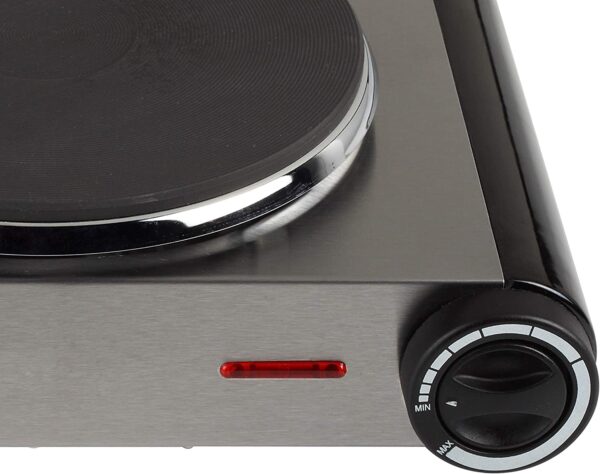 FORNELLI ELETTRICI DOPPIA PIASTRA TRISTAR KP-6248 - immagine 4