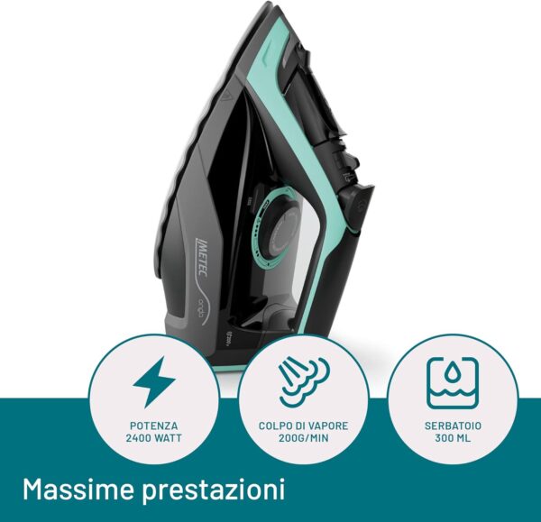FERRO DA STIRO IMETEC F1 ONDA 9027 2400WATT - immagine 3