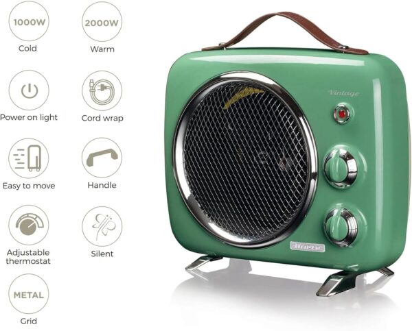 TERMOVENTILATORE VINTAGE ARIETE 808 VERDE - immagine 5