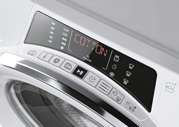 LAVATRICE CANDY RAPID0' 10 KG 1600 GIRI RO16106DWMCT/1-S - immagine 3