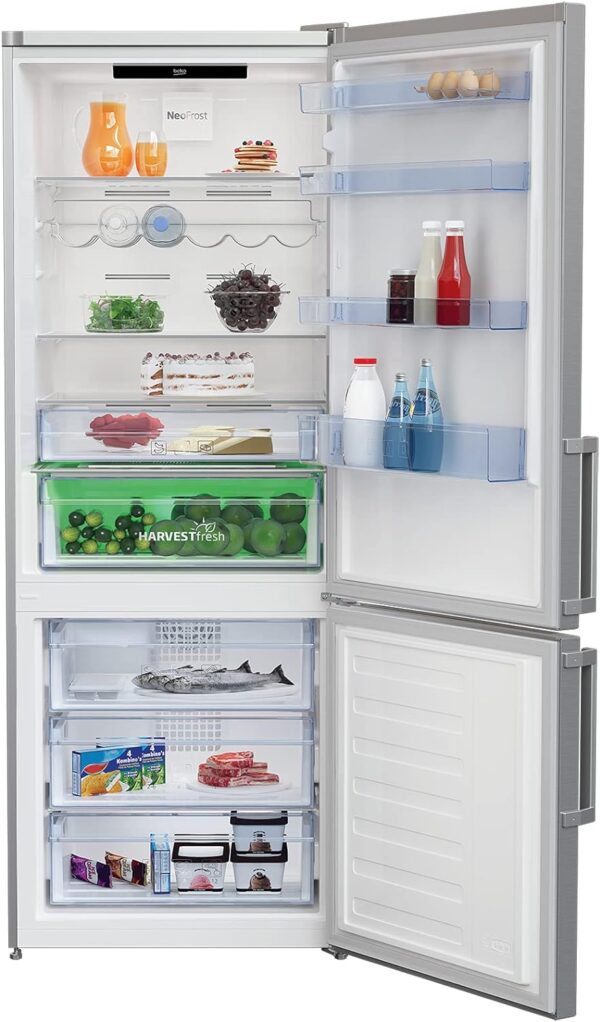 FRIGORIFERO COMBINATO BEKO RCNE560E61ZXN - immagine 6