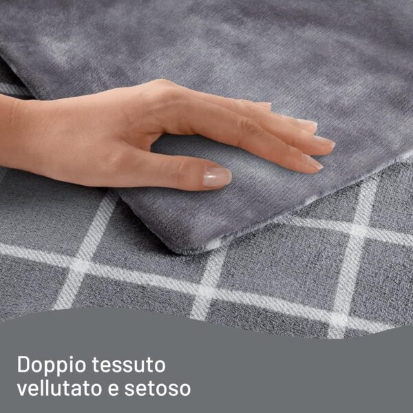 PLAID IMETEC ADAPTO VELVET GRIGIO 16675B - immagine 5