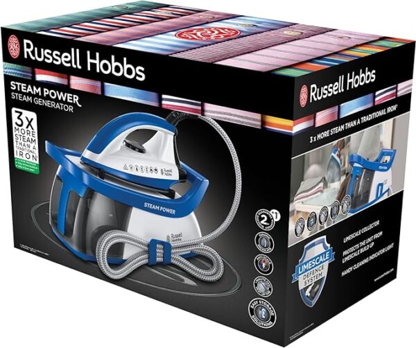 FERRO DA STIRO CON CALDAIA RUSSELL HOBBS STEAM POWER - immagine 3