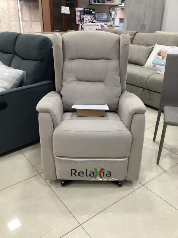 POLTRONA ALZAPERSONA 2 MOTORI QUEEN CON ROLLER SYSTEM COLORE TORTORA