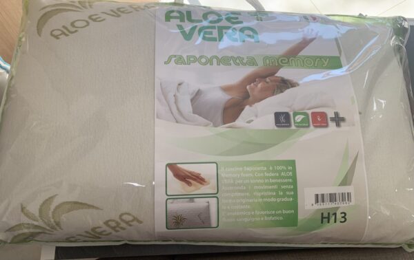 GUANCIALE MEMORY ALOE VERA H13