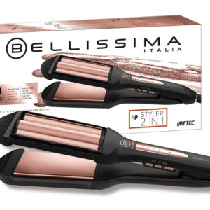 PIASTRA BELLISSIMA IMETEC 2 IN 1 STRAIGHT&WAVES