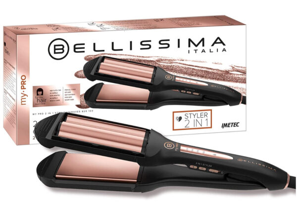 PIASTRA BELLISSIMA IMETEC 2 IN 1 STRAIGHT&WAVES