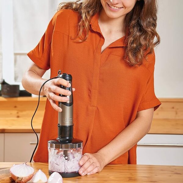 FRULLATORE AD IMMERSIONE BLACK E DECKER HAND BLENDER 1000W BXHBA1000E - immagine 7