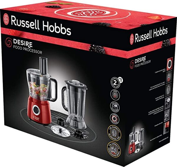 TRITATUTTO+ FRULLATORE RUSSELL HOBBS DESIRE FOOD PROCESSOR