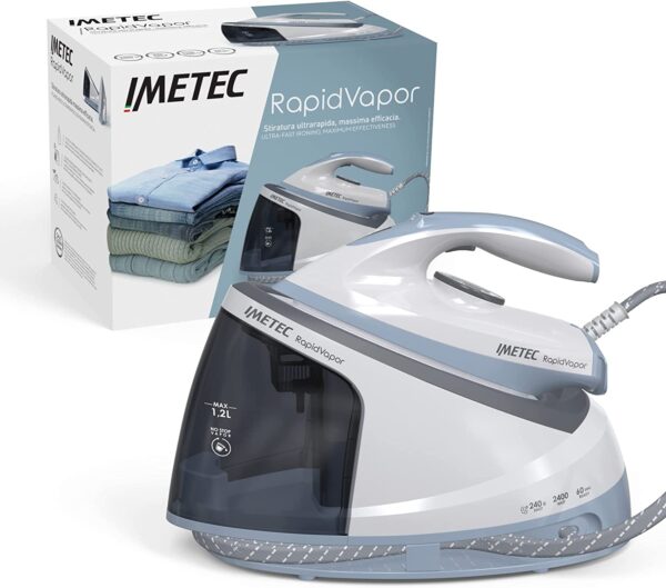 FERRO CON CALDAIA IMETEC RAPIDVAPOR PIASTRA FLUID CERAMIC