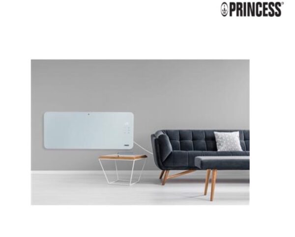 STUFA PRINCESS SMART GLASS PANEL 2000 W - immagine 3