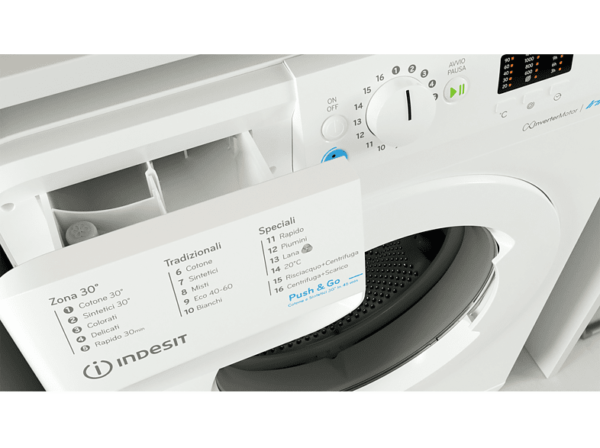 LAVATRICE INDESIT PUSH & GO 8 KG BWA81285XWIT - immagine 3