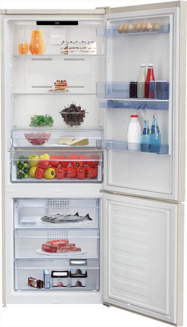 FRIGORIFERO BEKO COLORE BEIGE RNCE560E40DBN - immagine 4