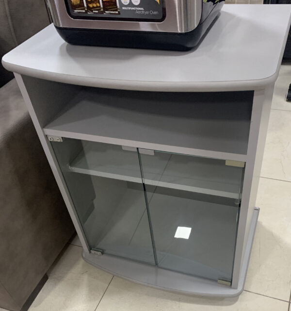 Porta tv con ruote grigio