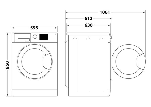 LAVATRICE INDESIT 9KG BWE91486X WS IT - immagine 7