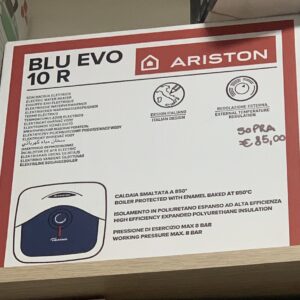 SCALDACQUA ELETTRICO ARISTON SOPRA LAVELLO