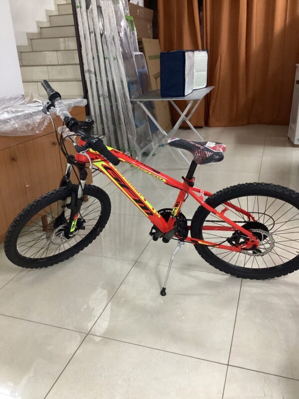 BICICLETTA ROSSA E GIALLA 24” GFM