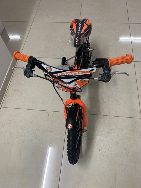 BICICLETTA 16 ARANCIONE E NERA GFM - immagine 2