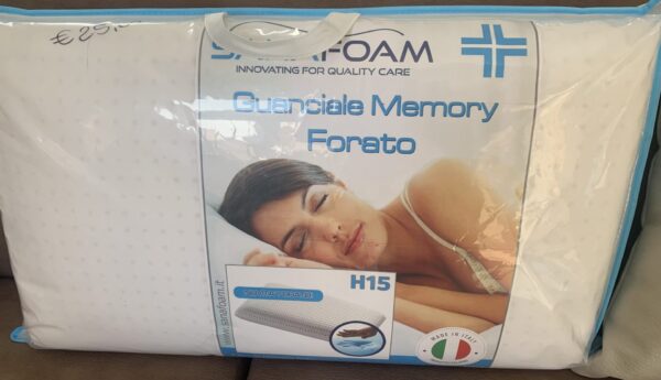 GUANCIALE MEMORY FORATO H15