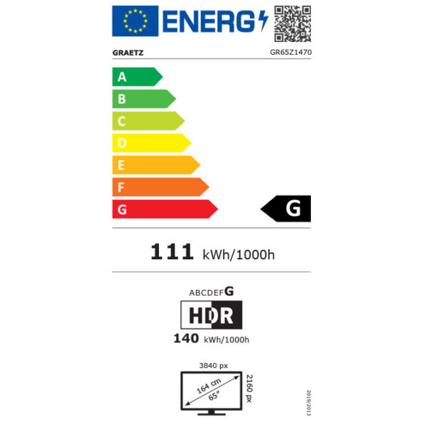 TV GRAETZ 65 POLLICI GR65Z1470 UHD 4K SMART WebOS 22 HDR10 - immagine 6