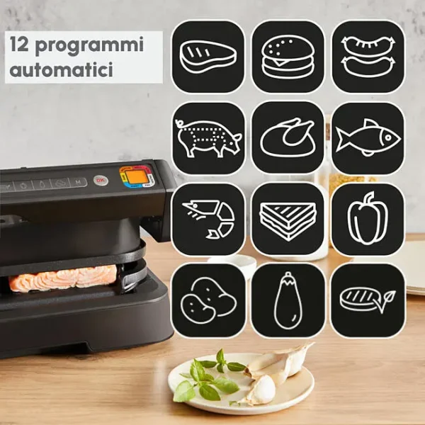 BISTECCHIERA MOULINEX OPTIGRILL 4 IN 1 XL GI7848 - immagine 5