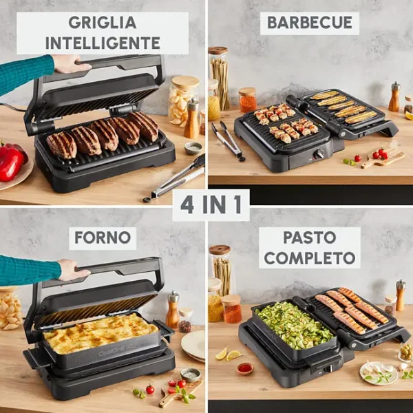 BISTECCHIERA MOULINEX OPTIGRILL 4 IN 1 XL GI7848 - immagine 6
