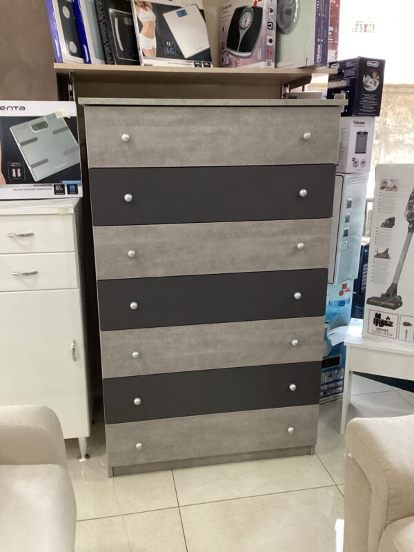 SETTIMINO MAX COLORE ANTRACITE E GRIGIO CHIARO