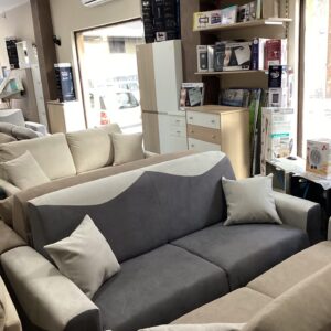 DIVANO 3 POSTI LETTO RIBALTONE MODELLO SMART APULIASOFA' MUNISH ASH / MN LT GREY