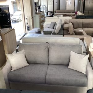 DIVANO 3 POSTI LETTO RIBALTONE MODELLO PISTOIA  APULIASOFA' QUEENS ASH / QUEENS LT GREY