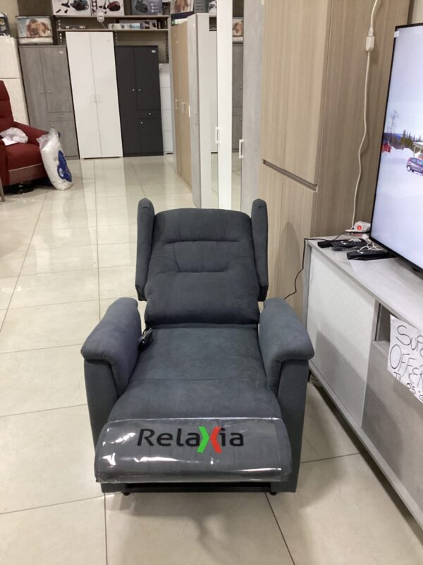 POLTRONA ALZAPERSONA 2 MOTORI QUEEN CON ROLLER SYSTEM COLORE ANTRACITE - immagine 6
