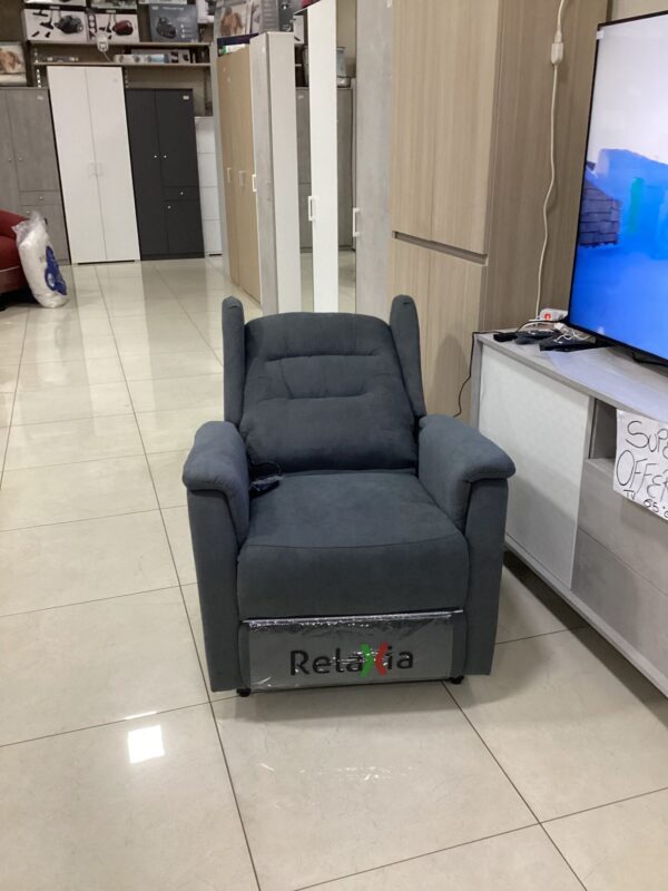 POLTRONA ALZAPERSONA 2 MOTORI QUEEN CON ROLLER SYSTEM COLORE ANTRACITE - immagine 8