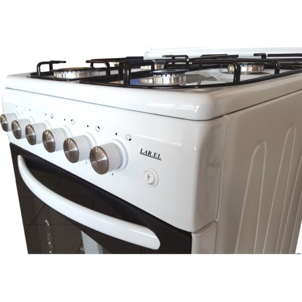CUCINA LAR.EL 90 CM ACCIAIO CON PORTABOMBOLA - immagine 2