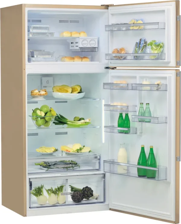FRIGORIFERO WHIRPOOL BEIGE / MADREPERLA W84TE73M - immagine 4