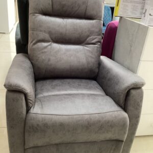 POLTRONA ALZAPERSONA ELETTRICA 2 MOTORI GRIGIO SCURO