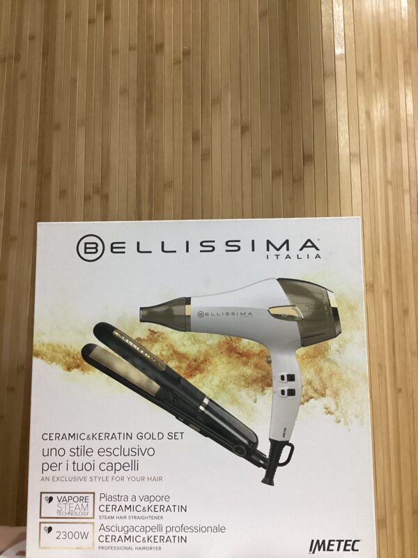 BELLISSIMA CERAMIC&KERATIN GOLD SET