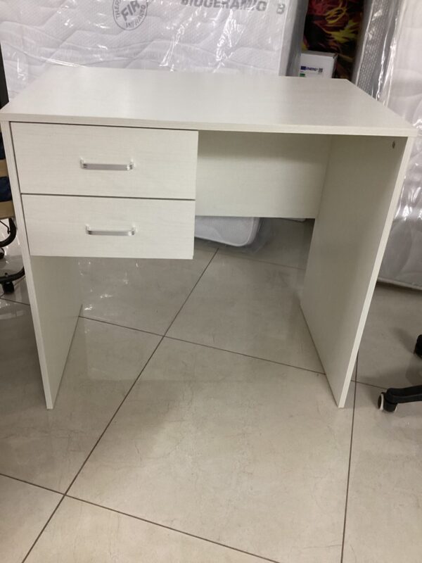 SCRIVANIA CON 2 CASSETTI COLORE OLMO BIANCO