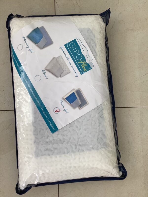 COPPIA 2 GUANCIALI IN MEMORY GIPO FLEX "POLAR GEL"