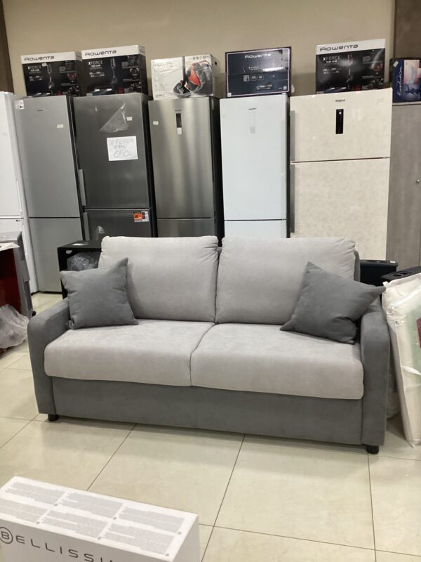 DIVANO 3 POSTI LETTO RIBALTONE MODELLO PISTOIA  APULIASOFA' QUEENS GREY / ASH