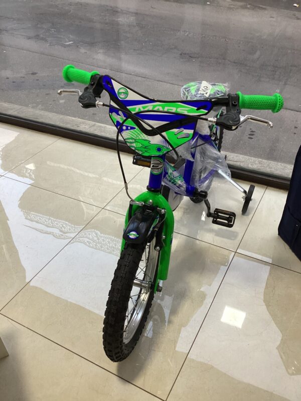 BICICLETTA 16 BLU E VERDE GFM - immagine 3