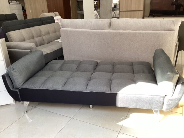 DIVANO CLICK CLACK RELAXIA MODELLO CARLO GRIGIO CHIARO/ANTRACITE - immagine 3