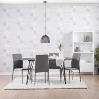 SET DA 4 SEDIE IN TESSUTO MODELLO RITA COLORI DISPONIBILI TORTORA- GRIGIO PERLA- GRIGIO MEB S.R.L