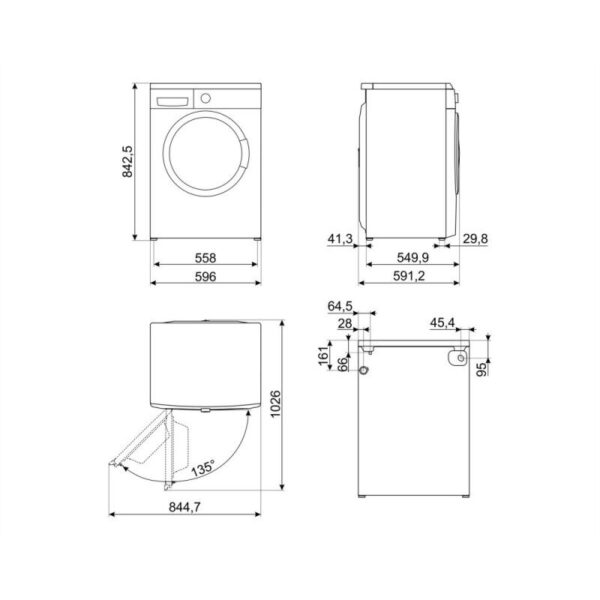 LAVATRICE SMEG 8 CHILI LB1T80IT - immagine 3